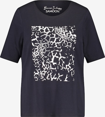 T-shirt SAMOON en bleu : devant
