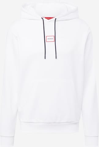 Sweat-shirt 'Dorage' HUGO Red en blanc : devant