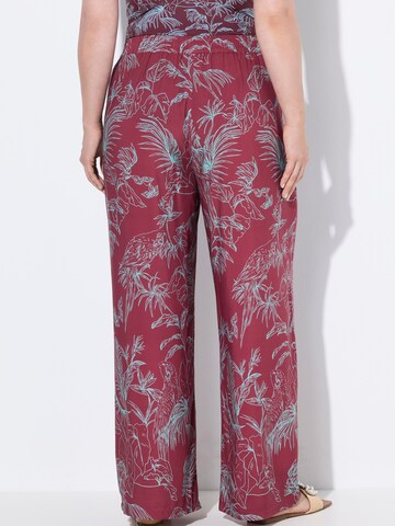 Ulla Popken Wide leg Pants in Purple