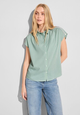 STREET ONE Blouse in Green: front