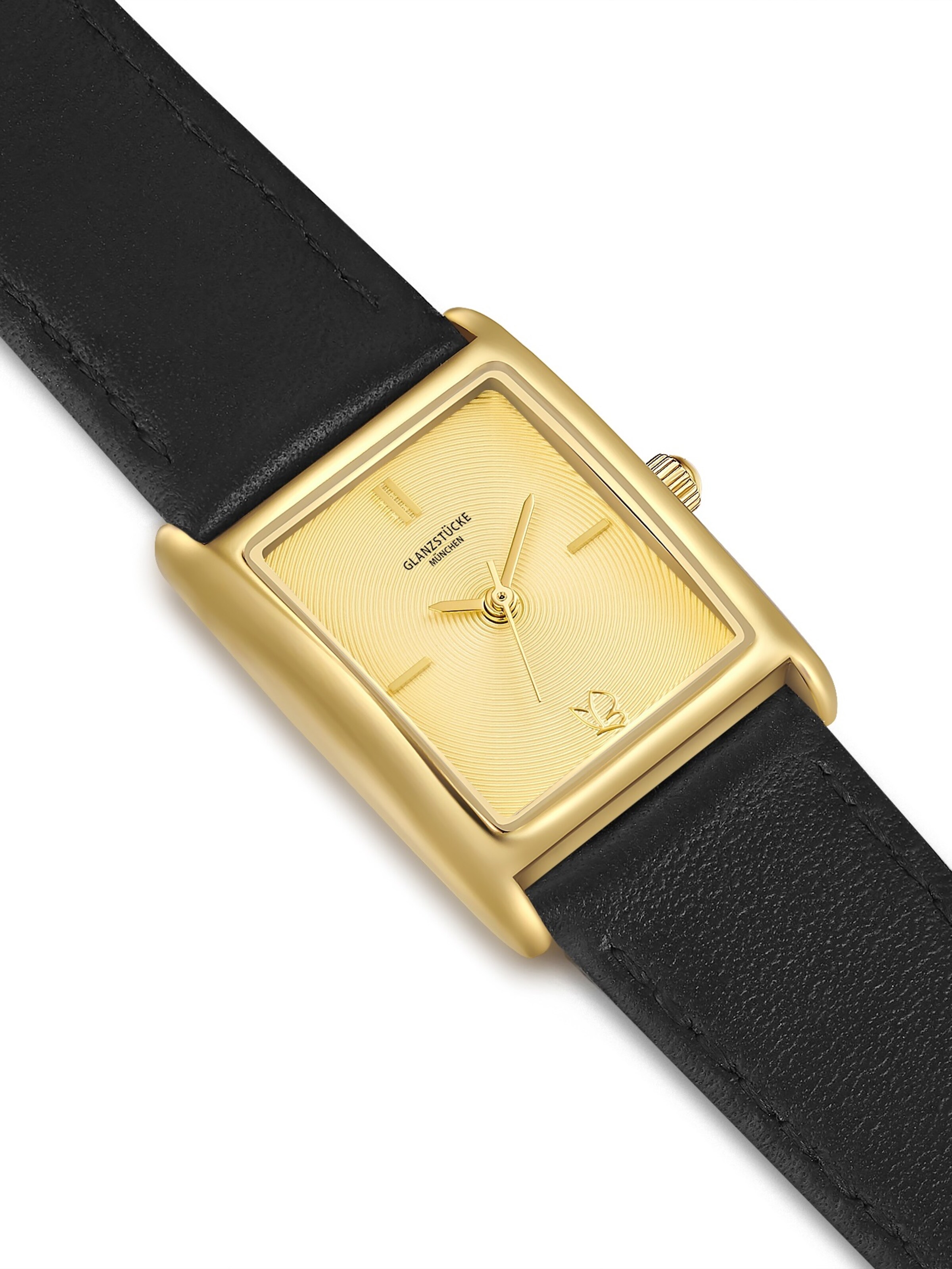 Glanzstücke München - Reloj analógico en negro