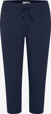 Oxmo Tapered Broek 'Odda' in Blauw: voorkant