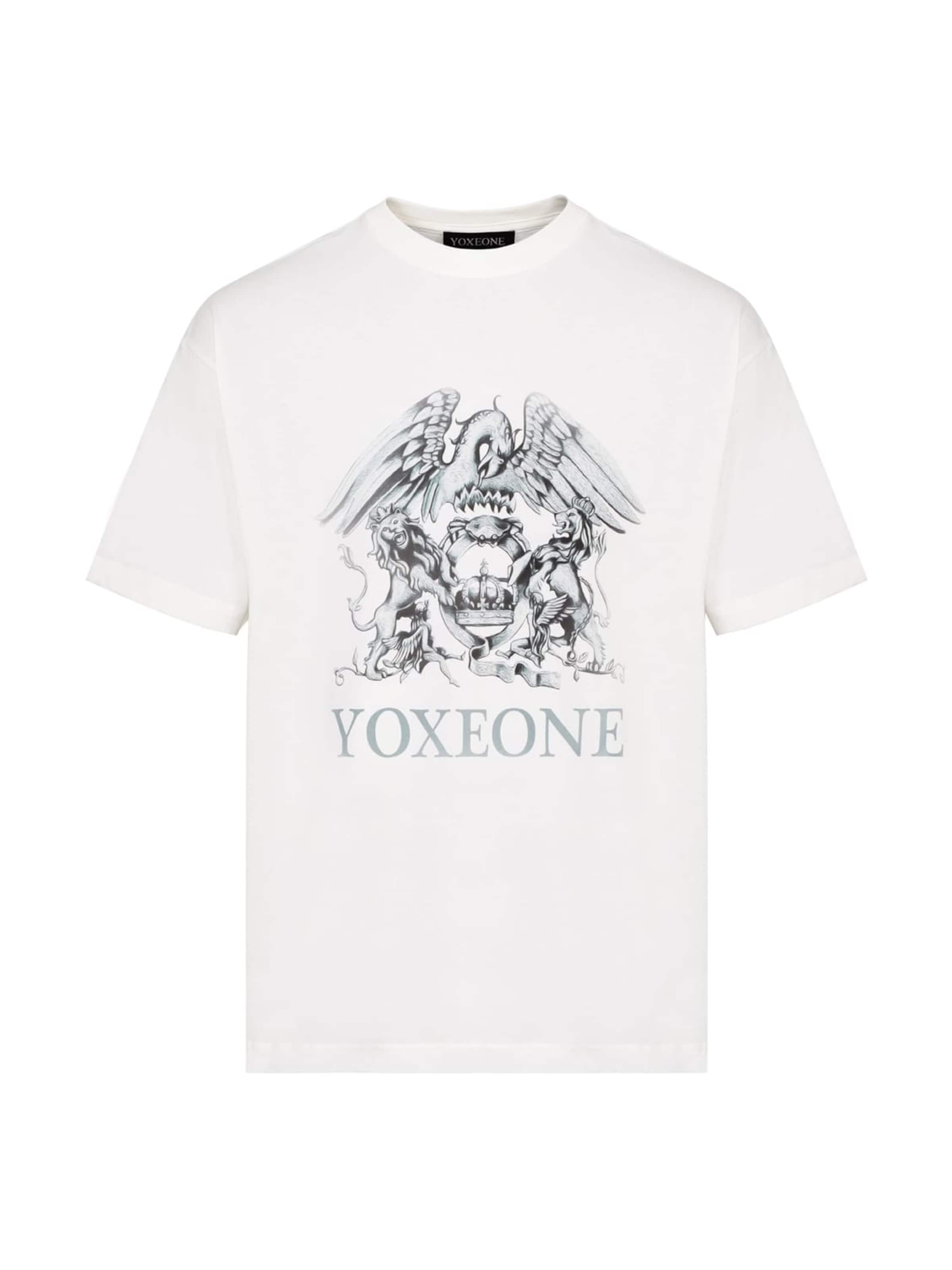 Yoxeone Bluser & t-shirts 'QUEEN' i hvid: forside