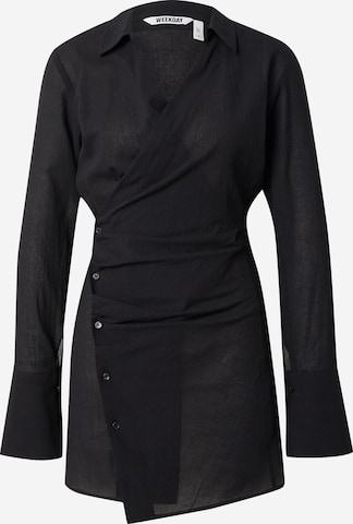 WEEKDAY Särkkleit 'Pomelo', värv must: eest vaates