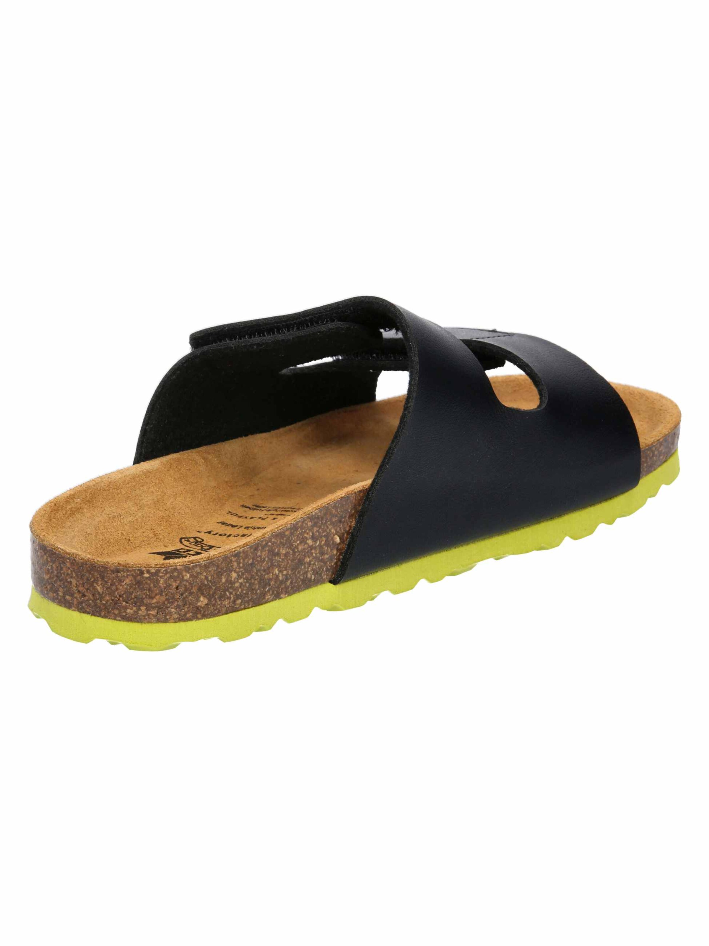 LICO Open shoes 'Bioline Velcro' in Black