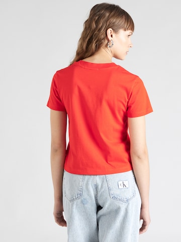 T-shirt Calvin Klein Jeans en rouge