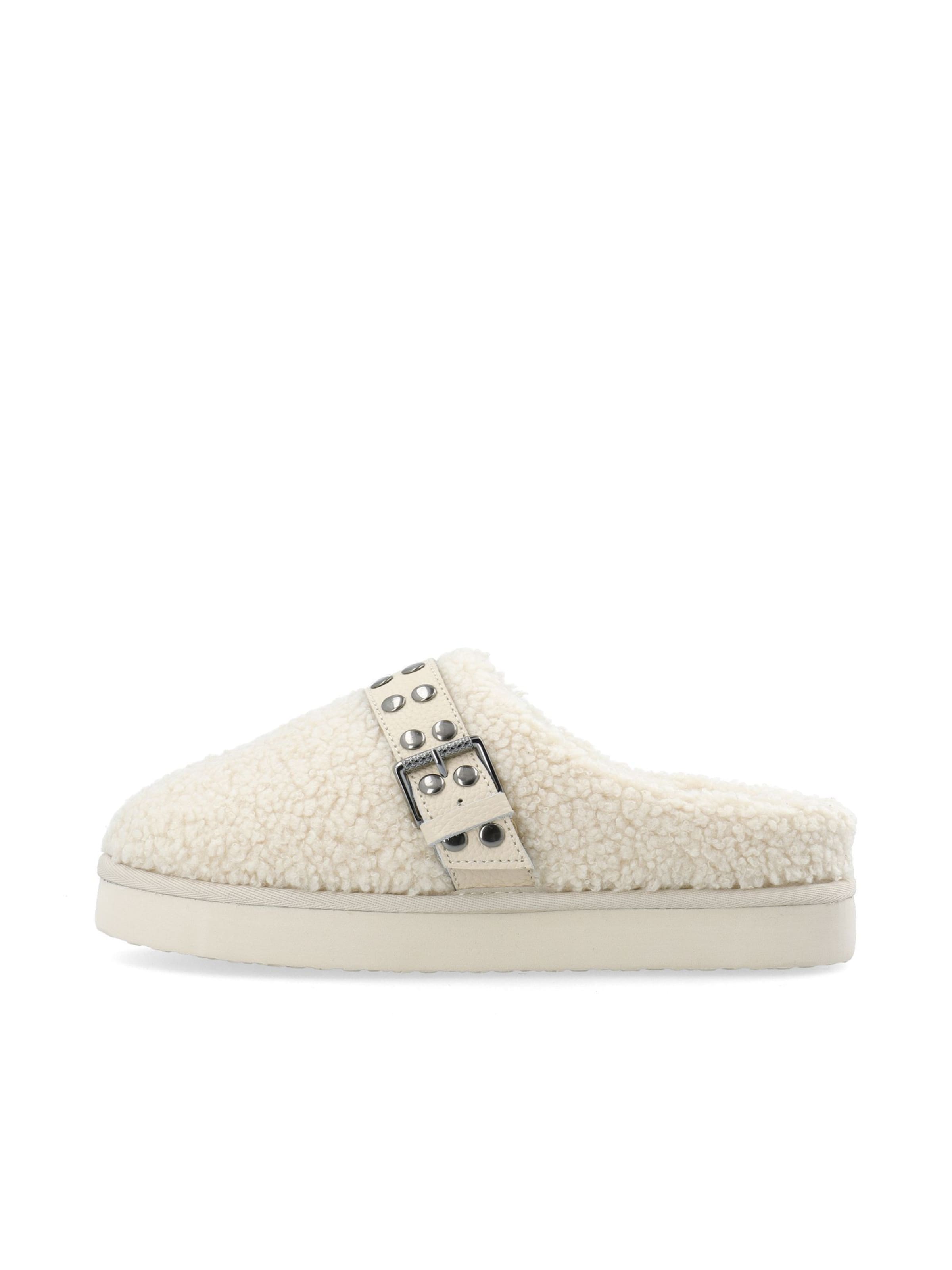 Bianco Slipper 'Varm' in White: front