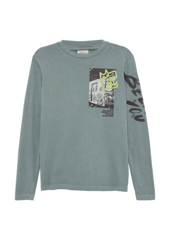 T-Shirt s.Oliver en gris : devant