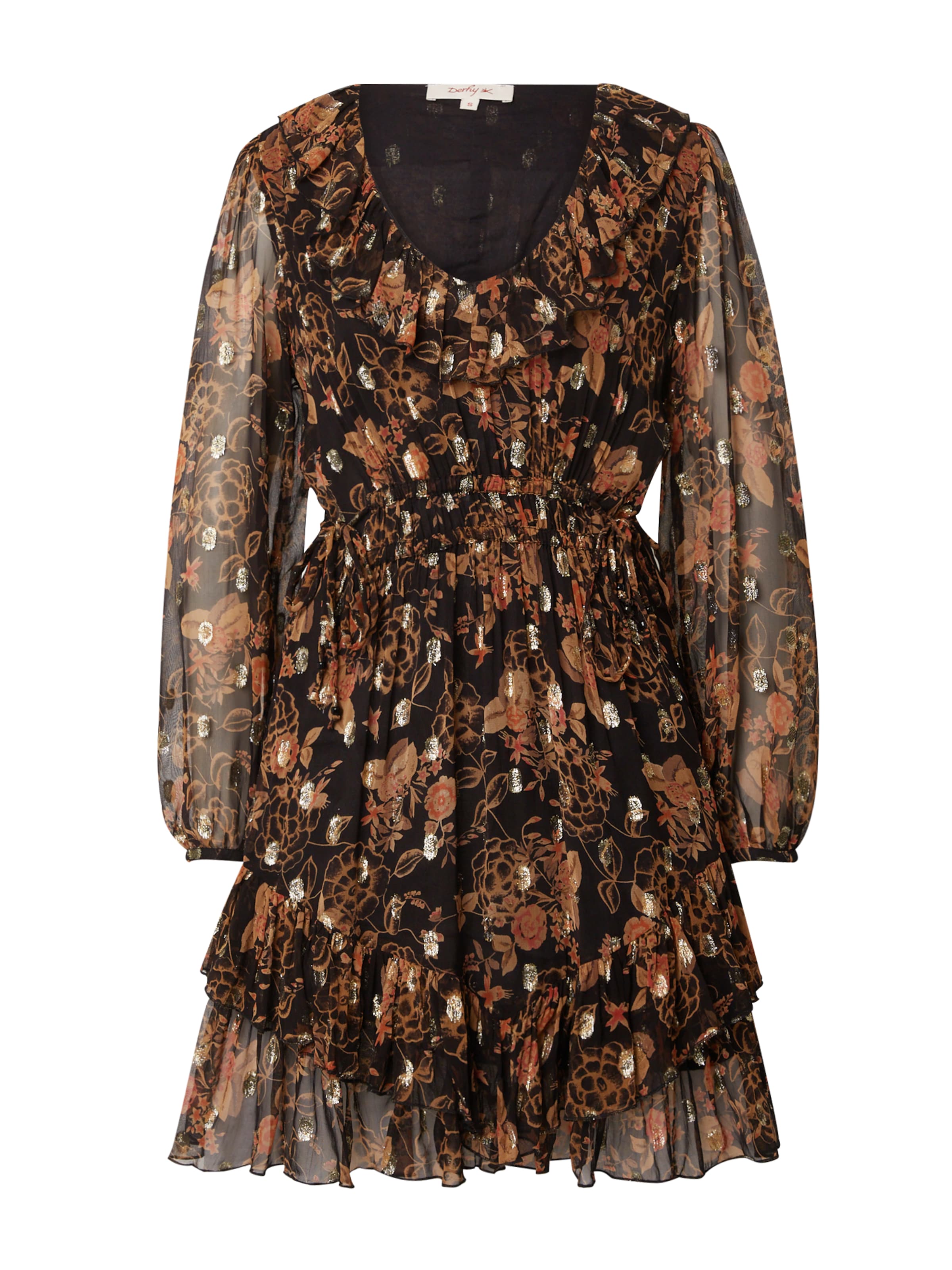 Rochie 'ALMINA' de la Derhy pe negru: față