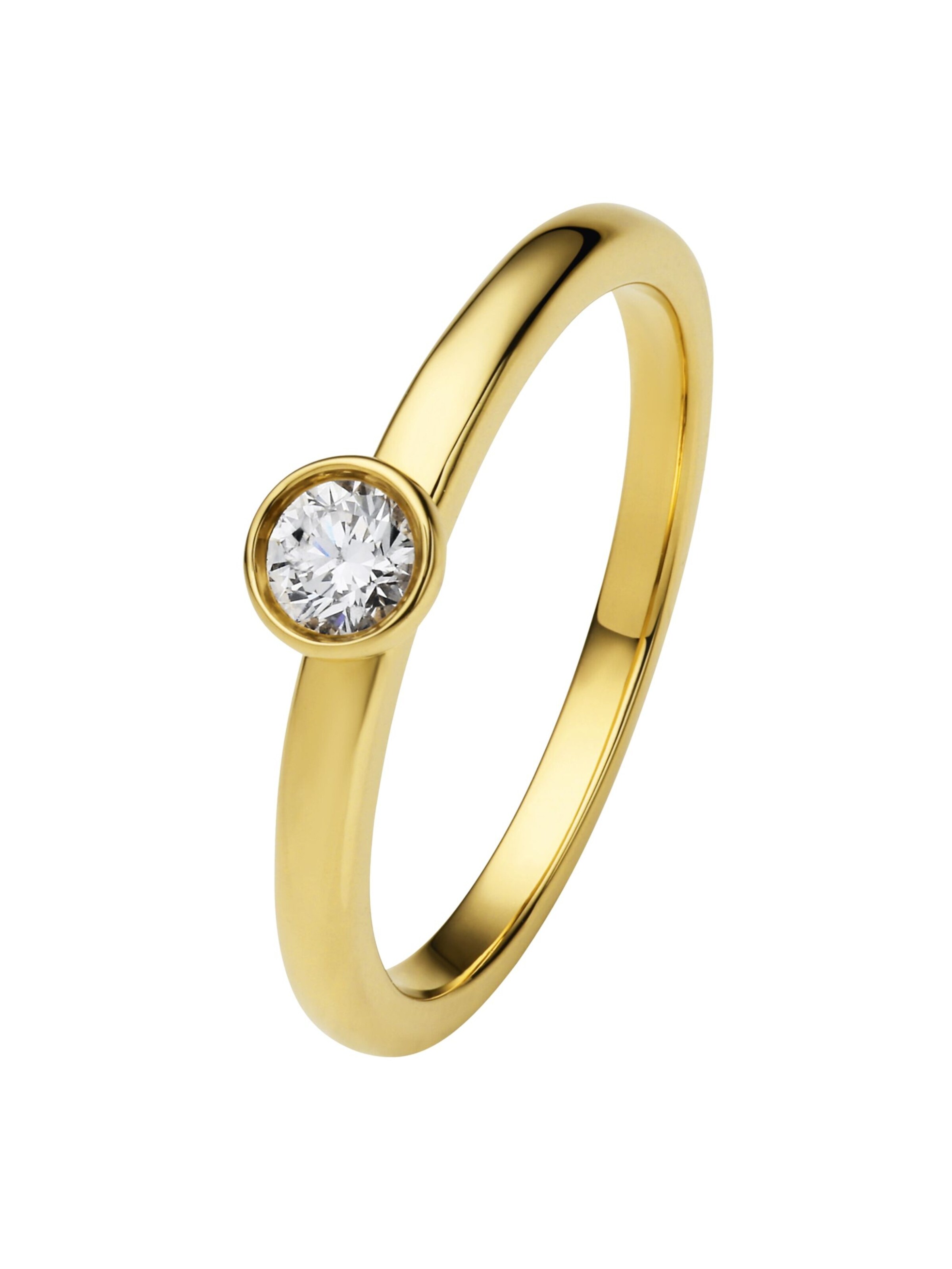 ONE ELEMENT Ring in Gold: Vorderseite
