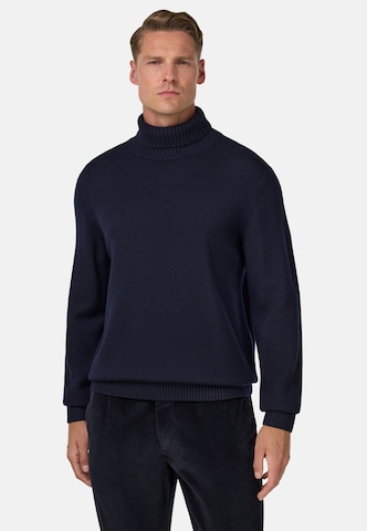 Pull-over Boggi Milano en bleu : devant
