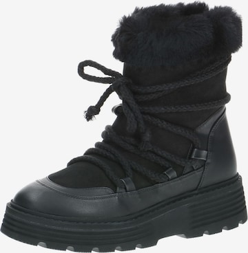 CAPRICE Snowboots in Zwart: voorkant