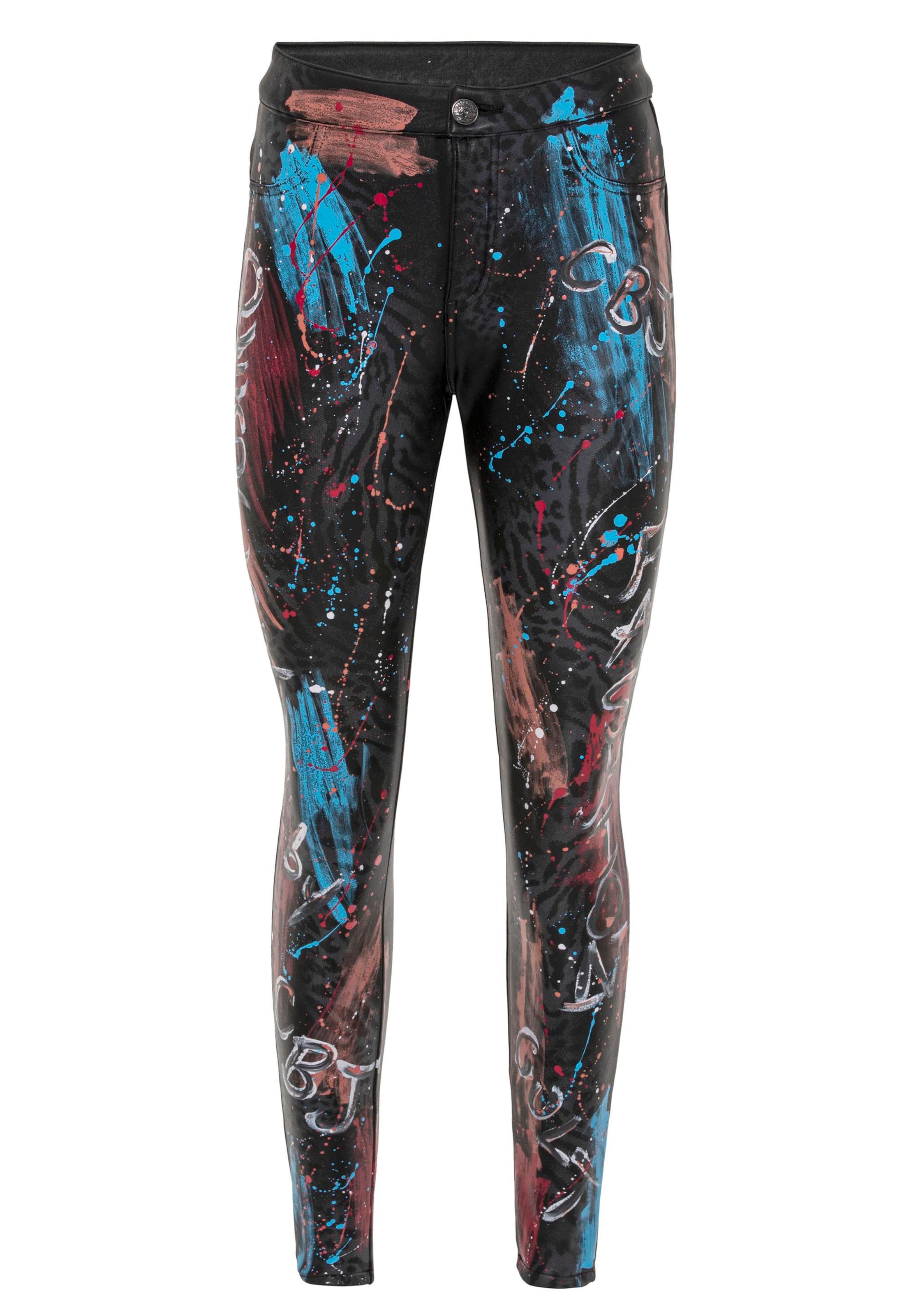 CIPO & BAXX Skinny Hose in Schwarz: Vorderseite