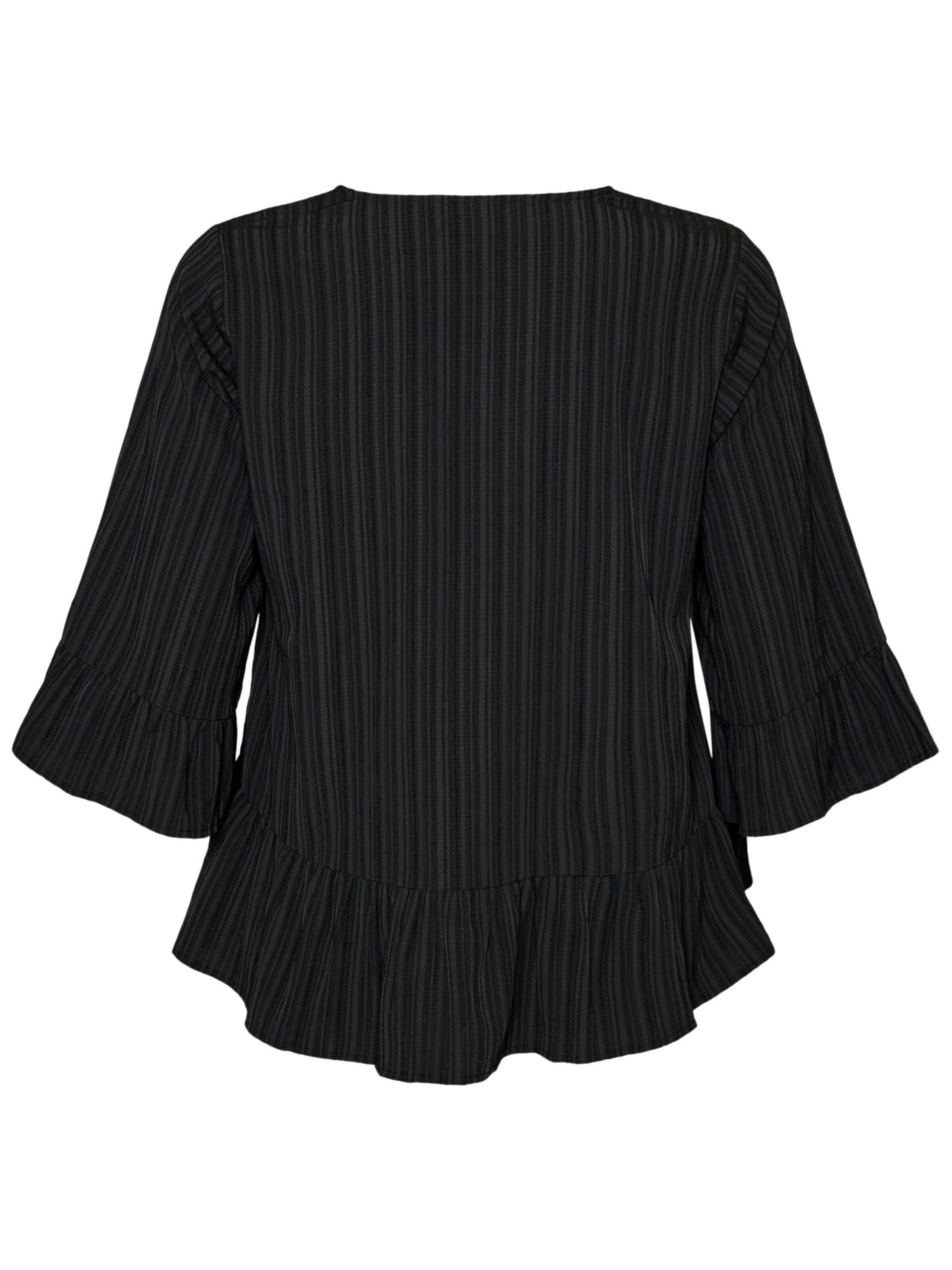 Zizzi Bluse 'MYASHA' i sort