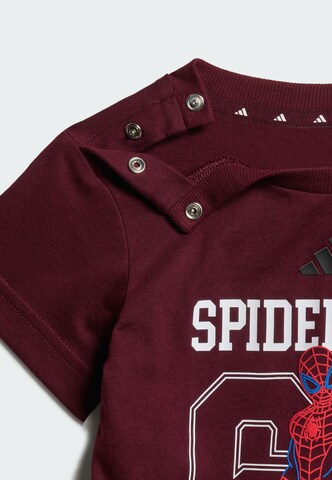 ADIDAS SPORTSWEAR Tracksuit 'Marvel Spider-Man' in Red