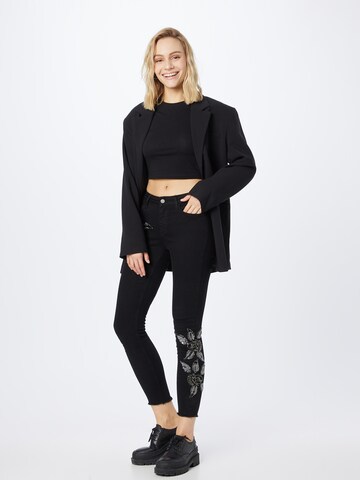 Skinny Jean 'Blush' ONLY en noir