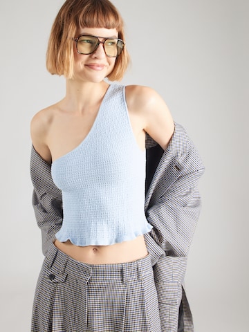Tally Weijl Gebreide top in Blauw: voorkant