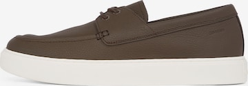 Calvin Klein Мокасины в Коричневый: спереди