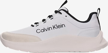 Calvin Klein Nizke superge 'ESS' | bela barva: sprednja stran