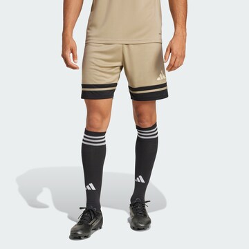 ADIDAS PERFORMANCE Regular Sportbroek 'Squadra 25' in Beige: voorkant