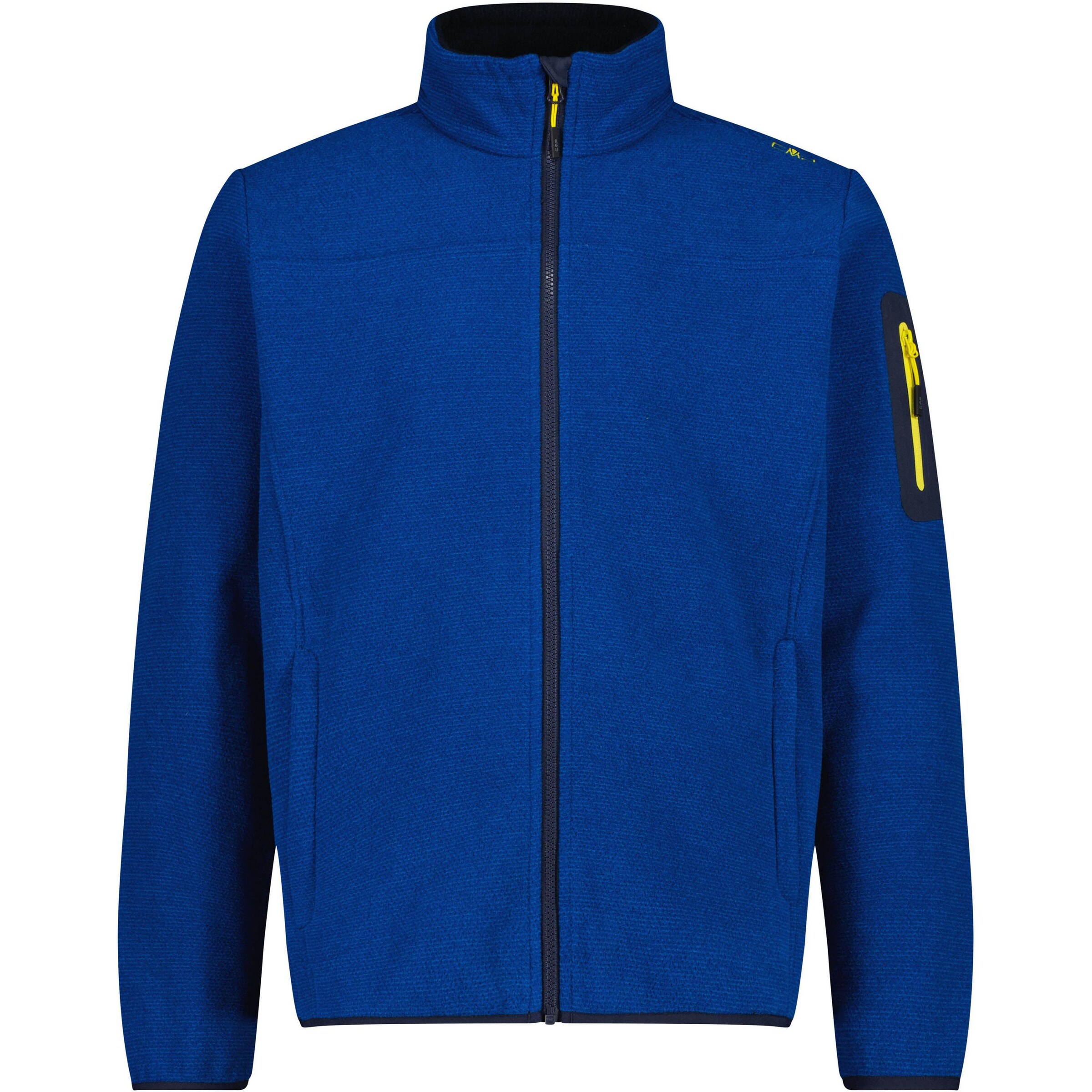 CMP Athletic Fleece Jacket in Blue: front