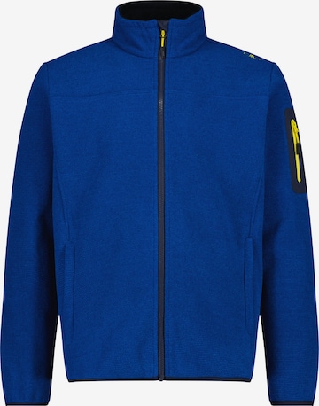 CMP Athletic Fleece Jacket in Blue: front
