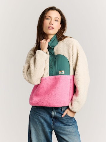 PROTEST Athletic Sweatshirt 'PRTBlizz' in Beige