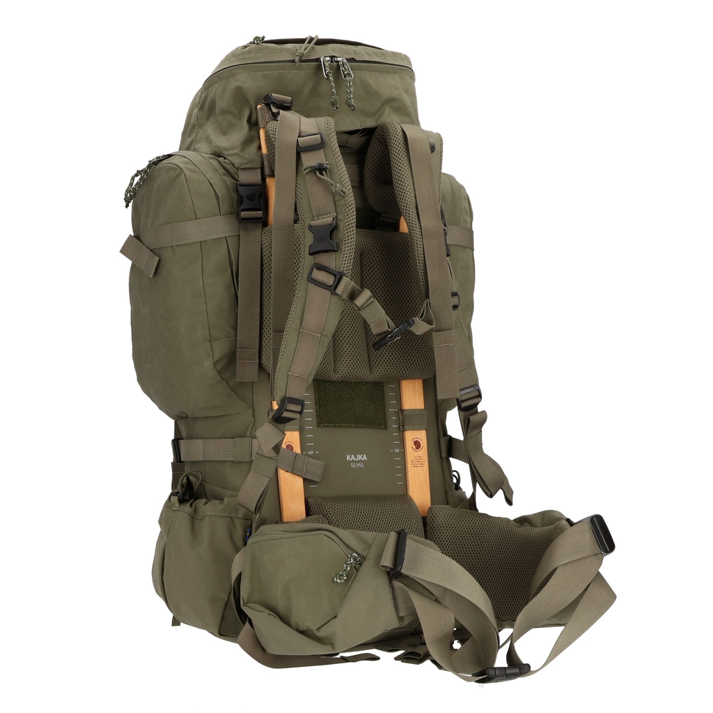 Sac à dos de sport 'Kajka 55' Fjällräven en vert