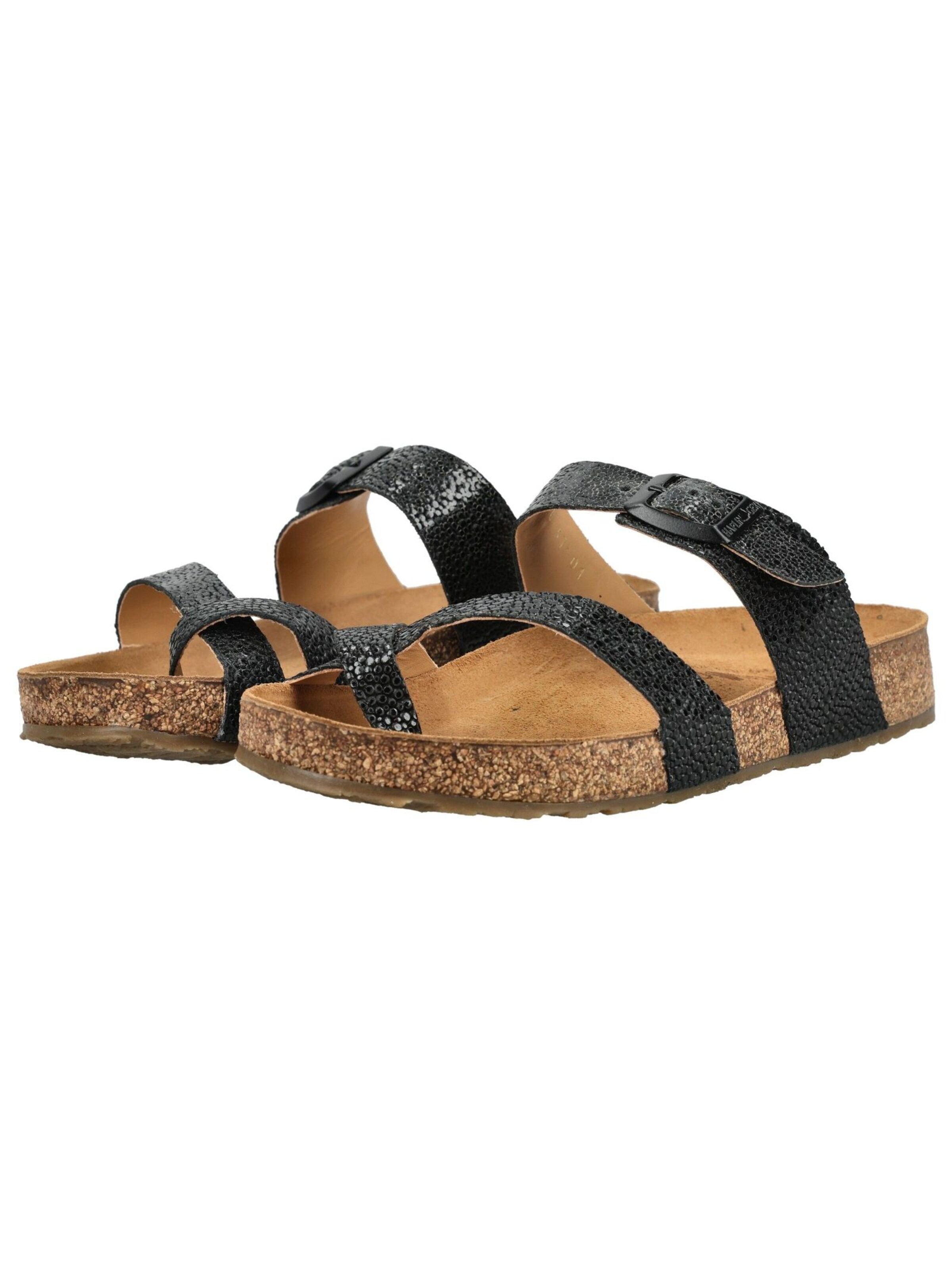 HAFLINGER T-bar sandals in Black