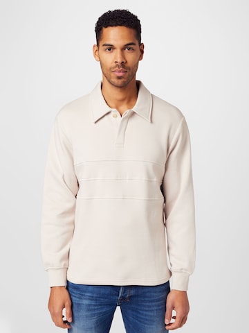 JACK & JONES - Sweatshirt 'HARLOW' em bege: frente