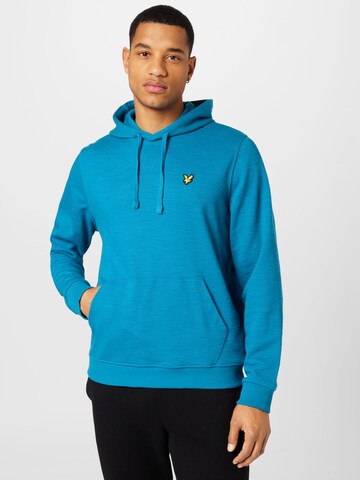 Lyle & Scott Sweatshirt in Blauw: voorkant