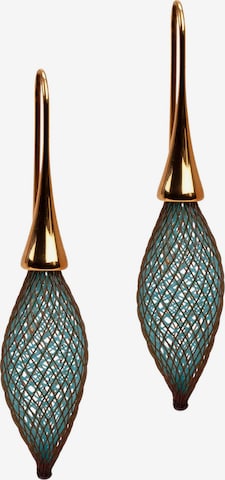 Gretchen Ohrringe 'Vlum Single Drop' in Blau: Vorderseite