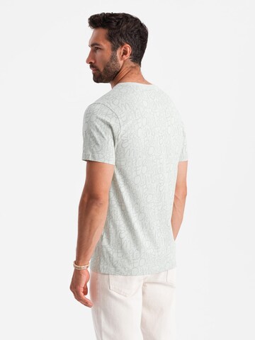 Ombre Shirt in Wit