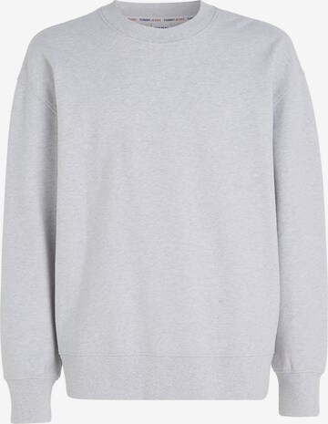 Sweat-shirt Tommy Jeans en gris : devant