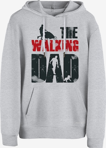 Felpa 'The Walking Dad' di Cotton Prime in grigio: frontale