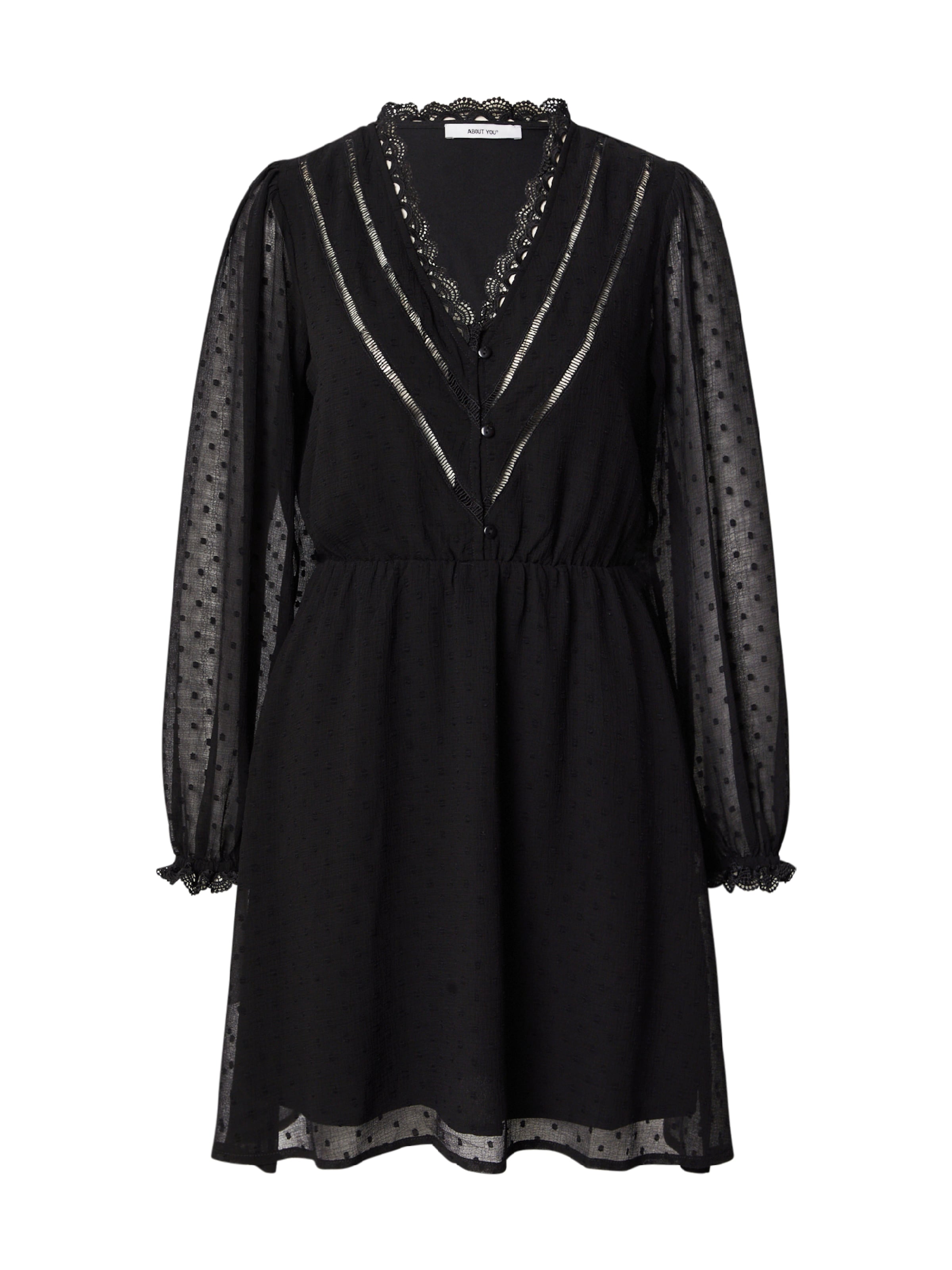ABOUT YOU - Vestido 'Elisa' en negro: frente