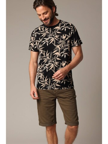 Deeluxe T-Shirt 'Twilight' in Schwarz: Vorderseite