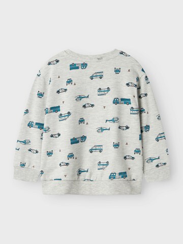 NAME ITSweater majica 'NMMTroy' - siva boja