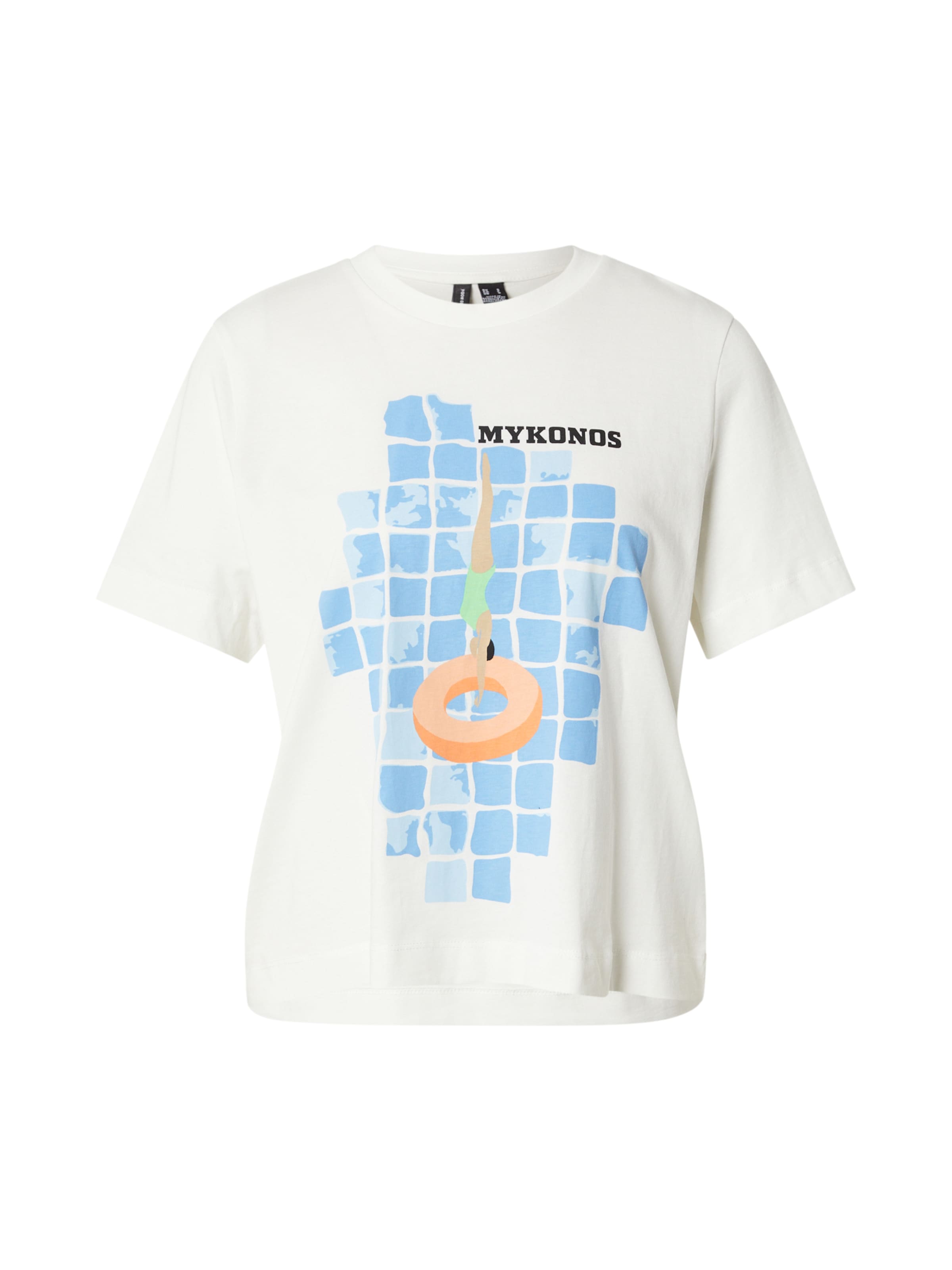 VERO MODA Koszulka 'VMBeta Mette' w kolorze biały: przód