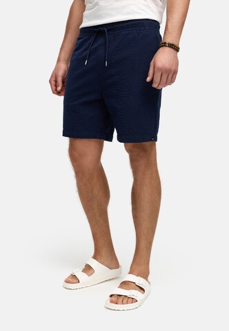 INDICODE JEANS Regular Trousers 'Alizzo' in Blue