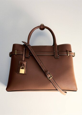 MANGO Handbag 'Harvey' in Brown