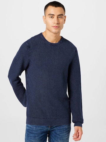 BLEND Sweter w kolorze niebieski: przód