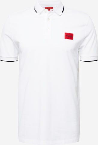 HUGO - Camiseta 'Deresino' en blanco: frente