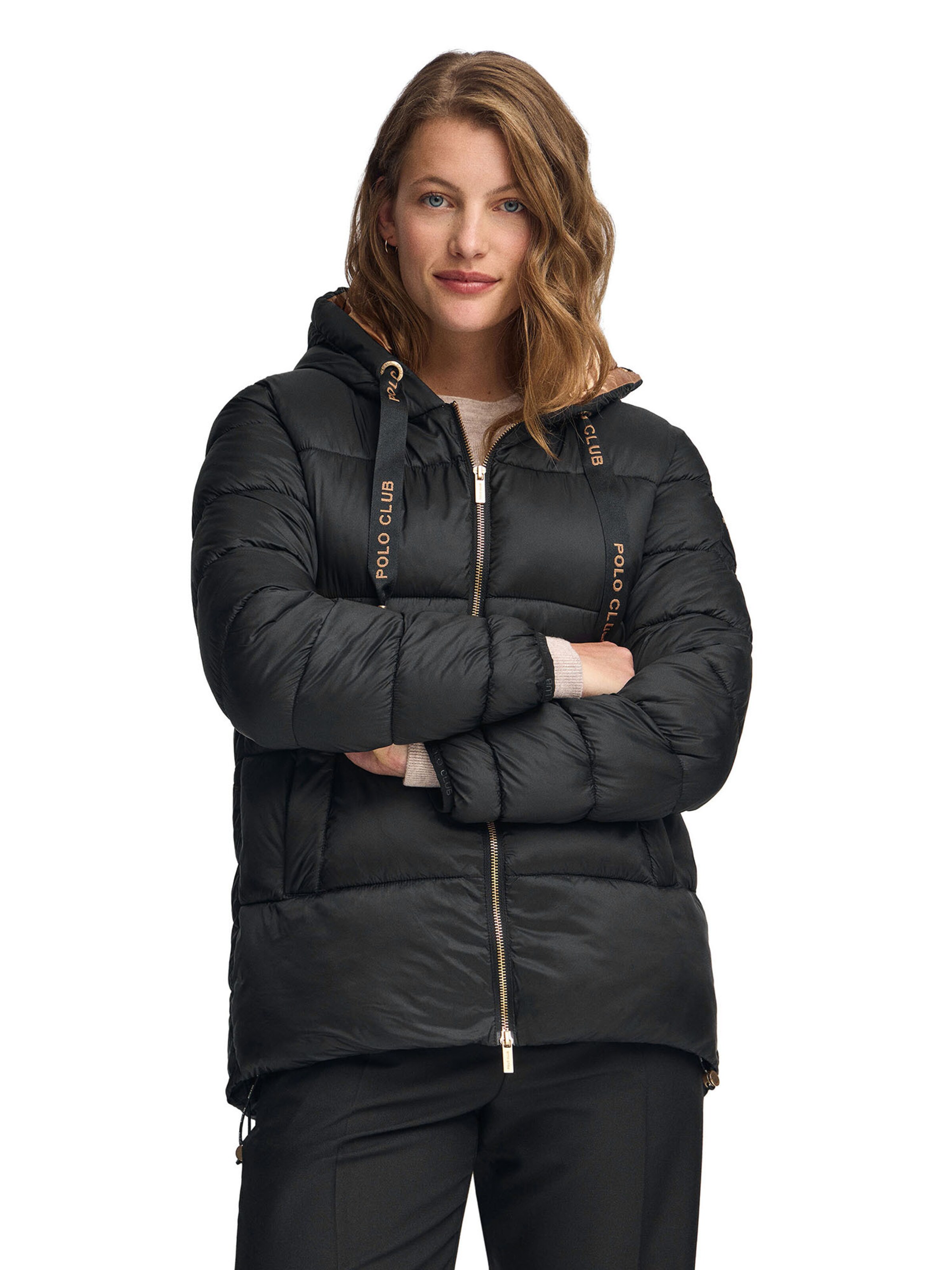 Polo Club Performance Jacket in Black: front