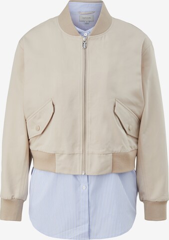 Veste mi-saison comma casual identity en beige : devant