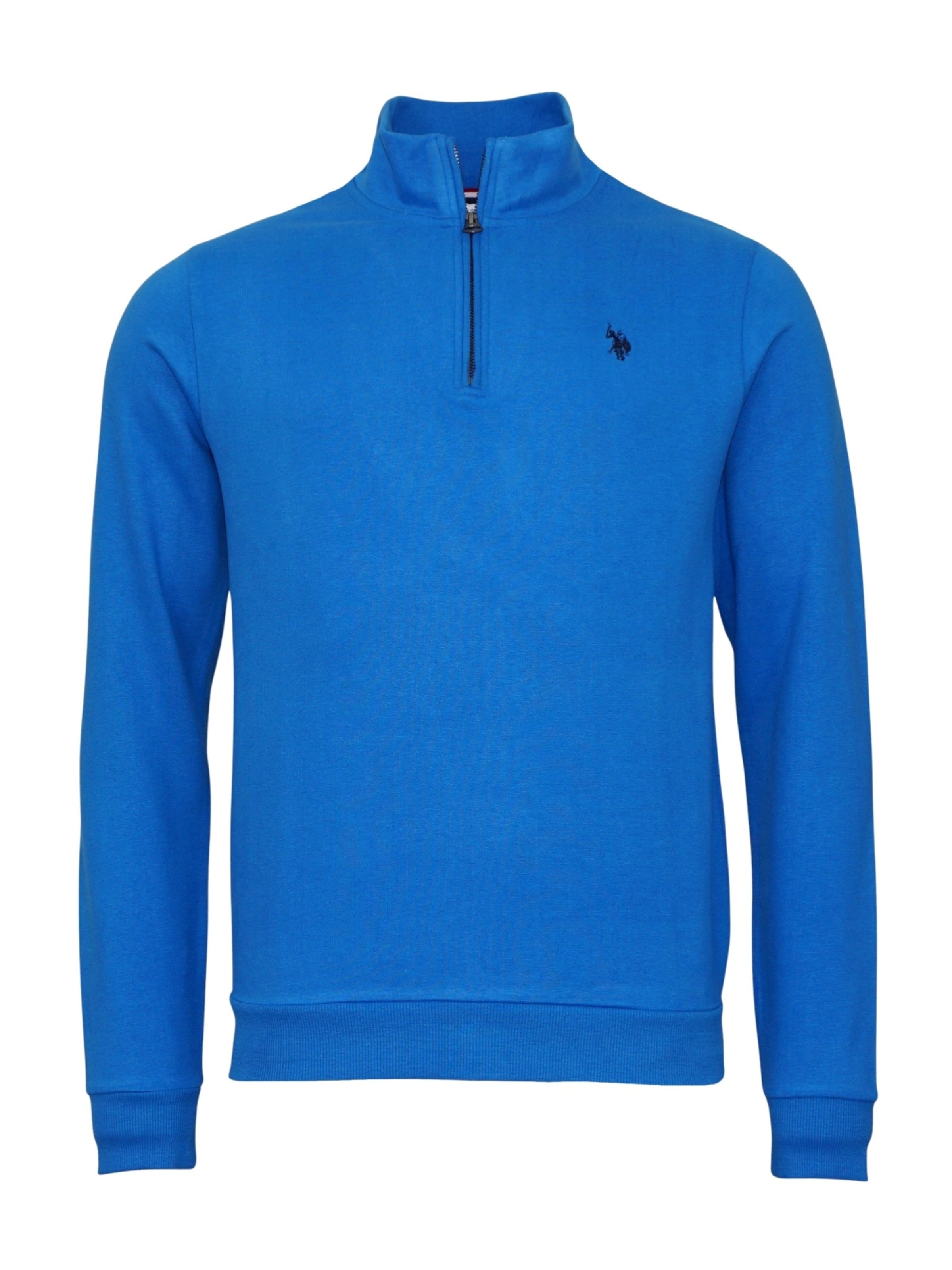 Felpa di U.S. POLO ASSN. in blu: frontale