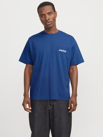 JACK & JONES Shirt 'Union' in Blue: front