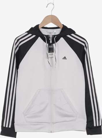 ADIDAS PERFORMANCE Kapuzenpullover L in Weiß: predná strana