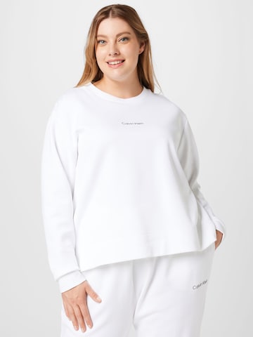 Calvin Klein Curve Sweatshirt in Weiß: predná strana