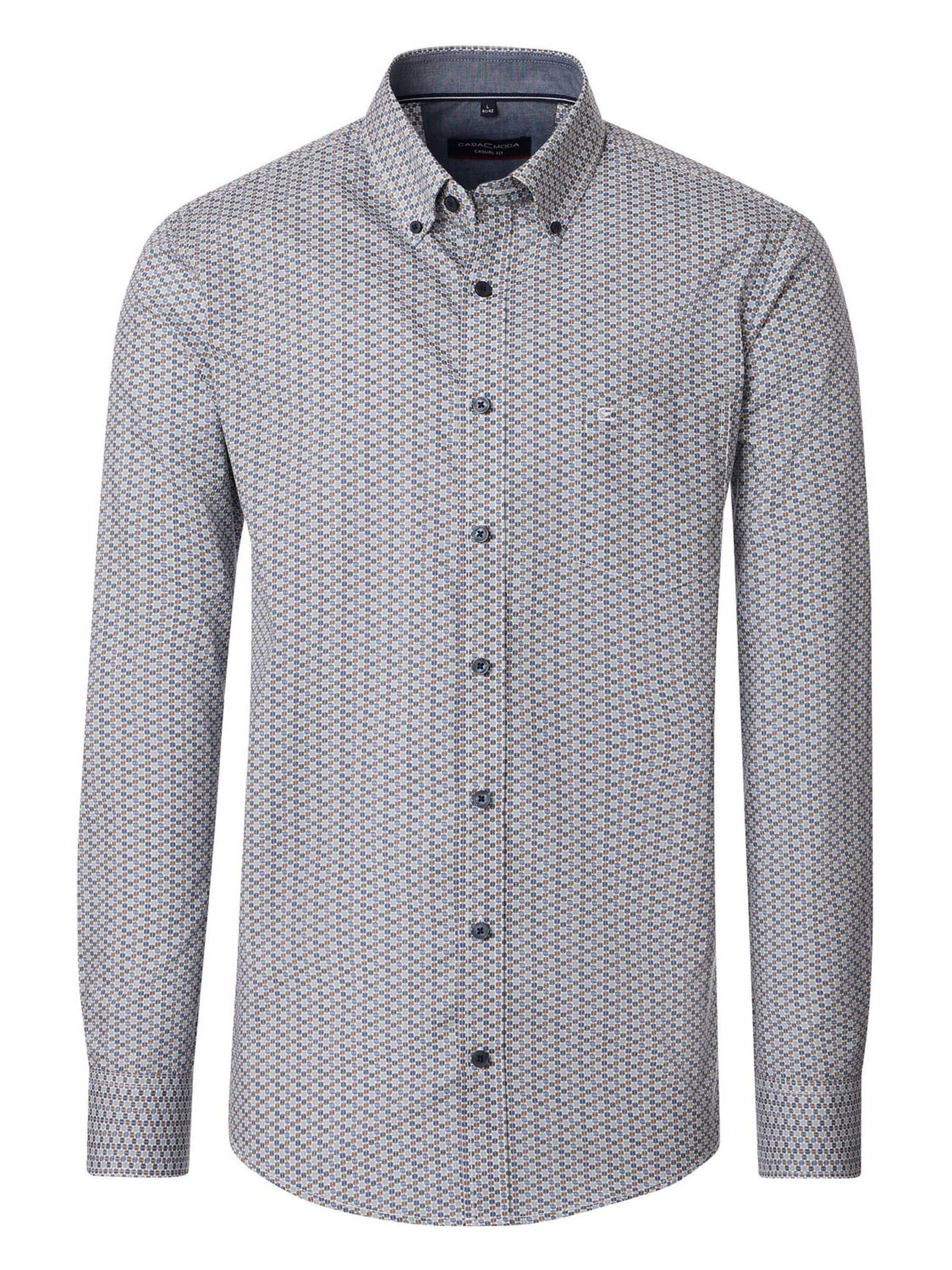 CASA MODA Regular fit Overhemd in Gemengde kleuren: voorkant